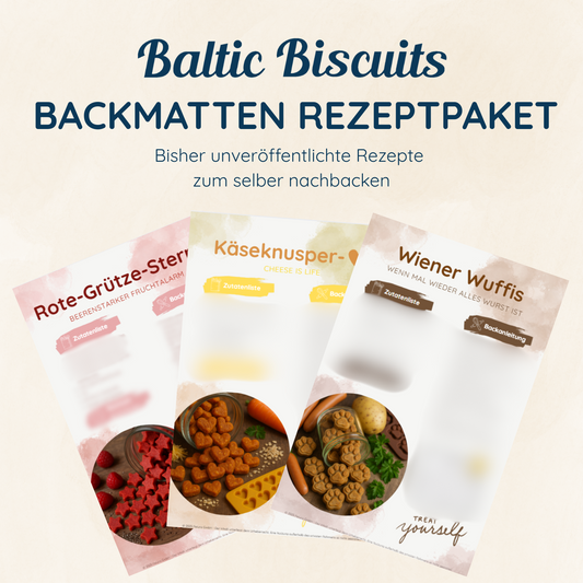 Back doch mal selbst! – Unsere neuen digitalen Hunde-Keksrezepte sind da 🧁🐶